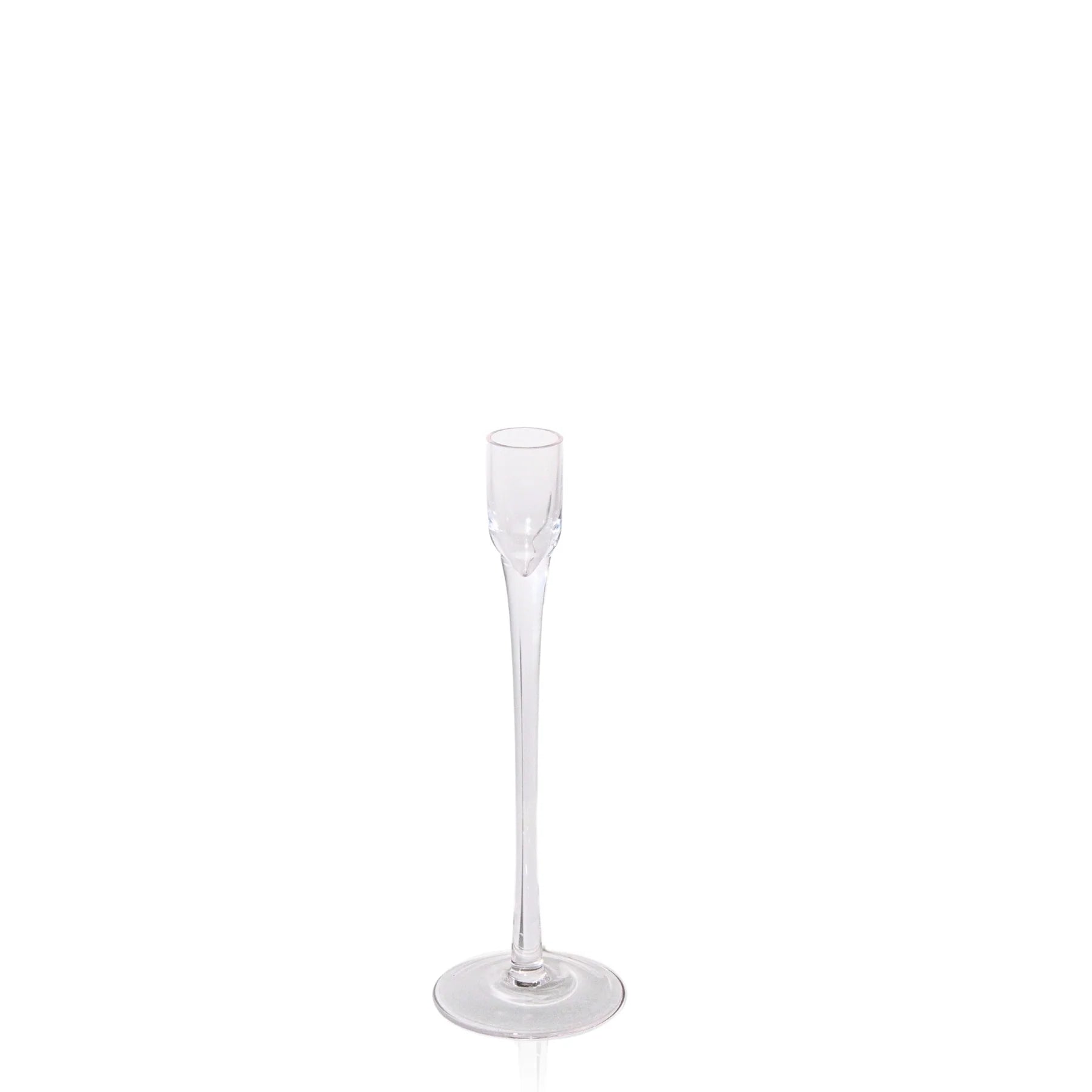 Simple Glass Candlestick Set of 3